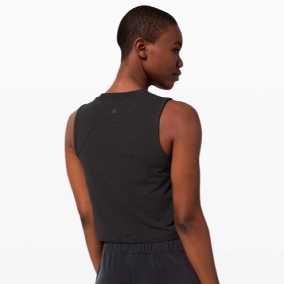 Lululemon Black Cinch Me Up Front Tank - Picture 3 of 9